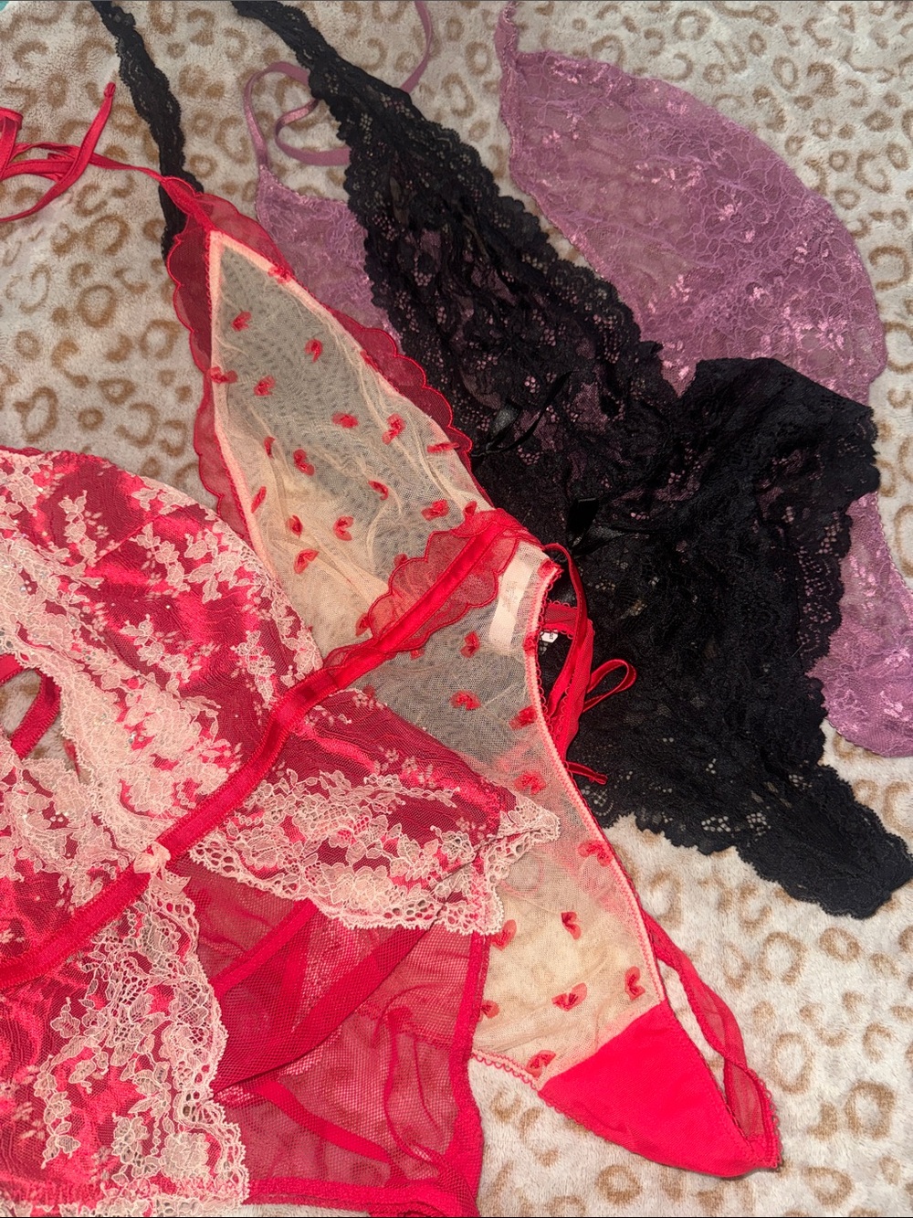 Victoria’s Secret Lingerie Teddy Bodysuits Set of 4